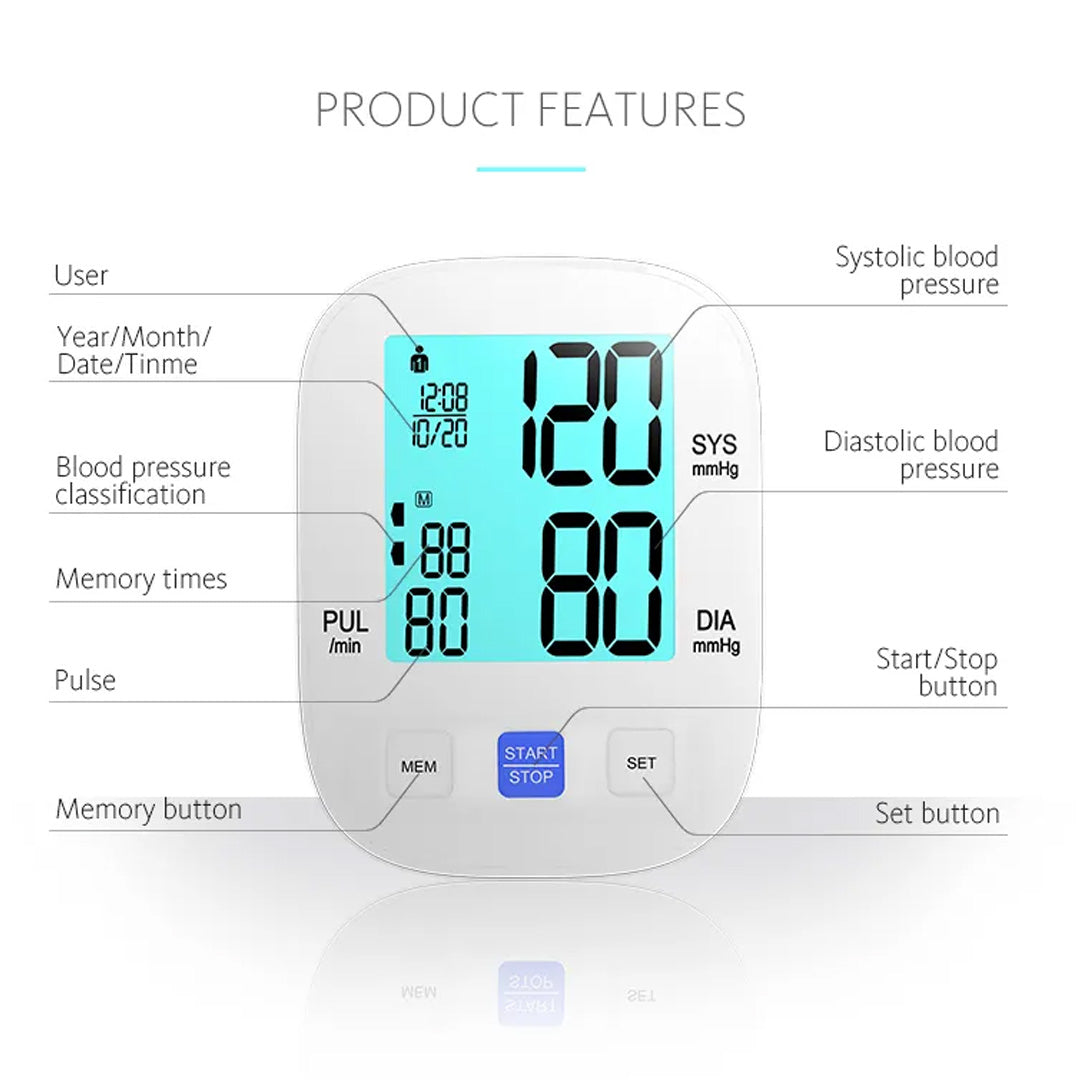 Heart Guardian Pro Arm BP Monitor