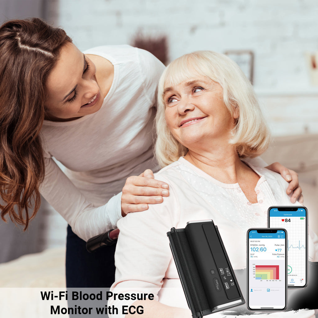 Wi-Fi Blood Pressure Monitor with ECG